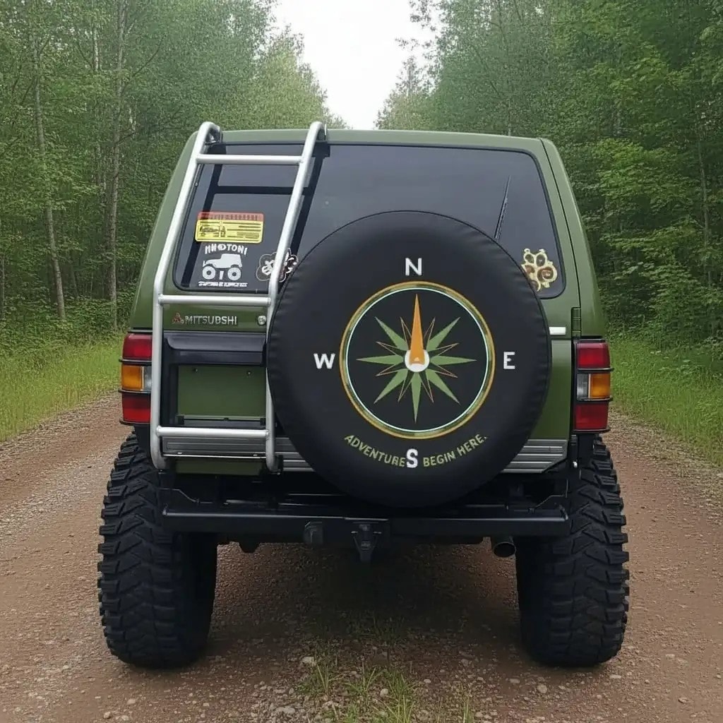 Jeep Compass Designed Spare Wheel Tire Cover